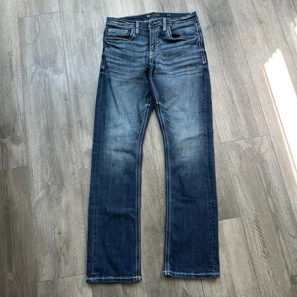 BKE Jake Straight Dark Wash Jeans 31x32 Mens